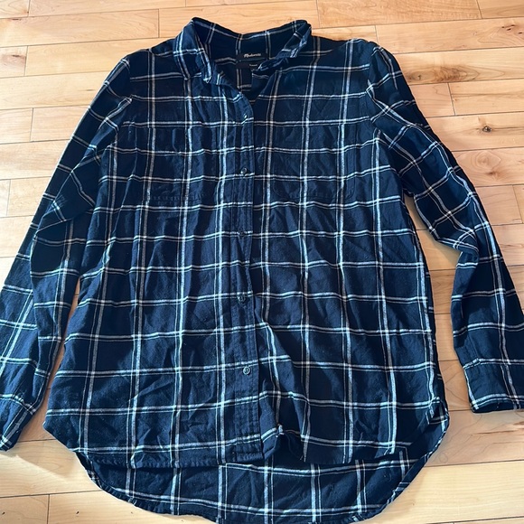 Madewell Plaid Button Up Shirt - Picture 1 of 6